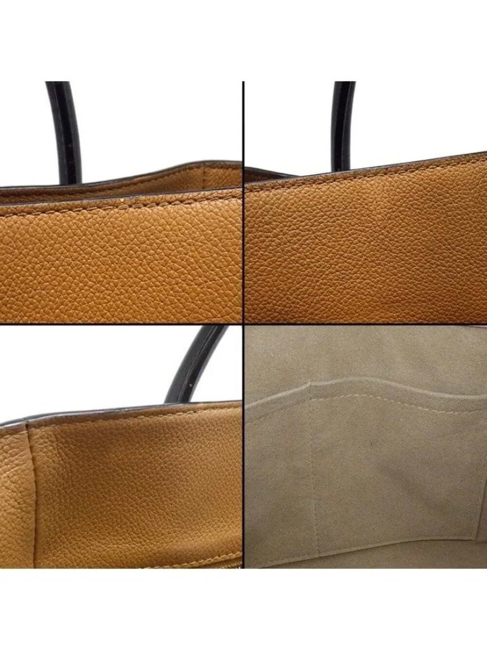 Louis Vuitton Tote Bag on My Side MM Monogram Canvas Black Grain Calfskin